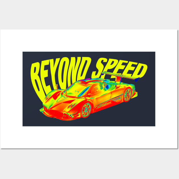 Pagani Zonda R - Beyond Speed Wall Art by CharlieCreator